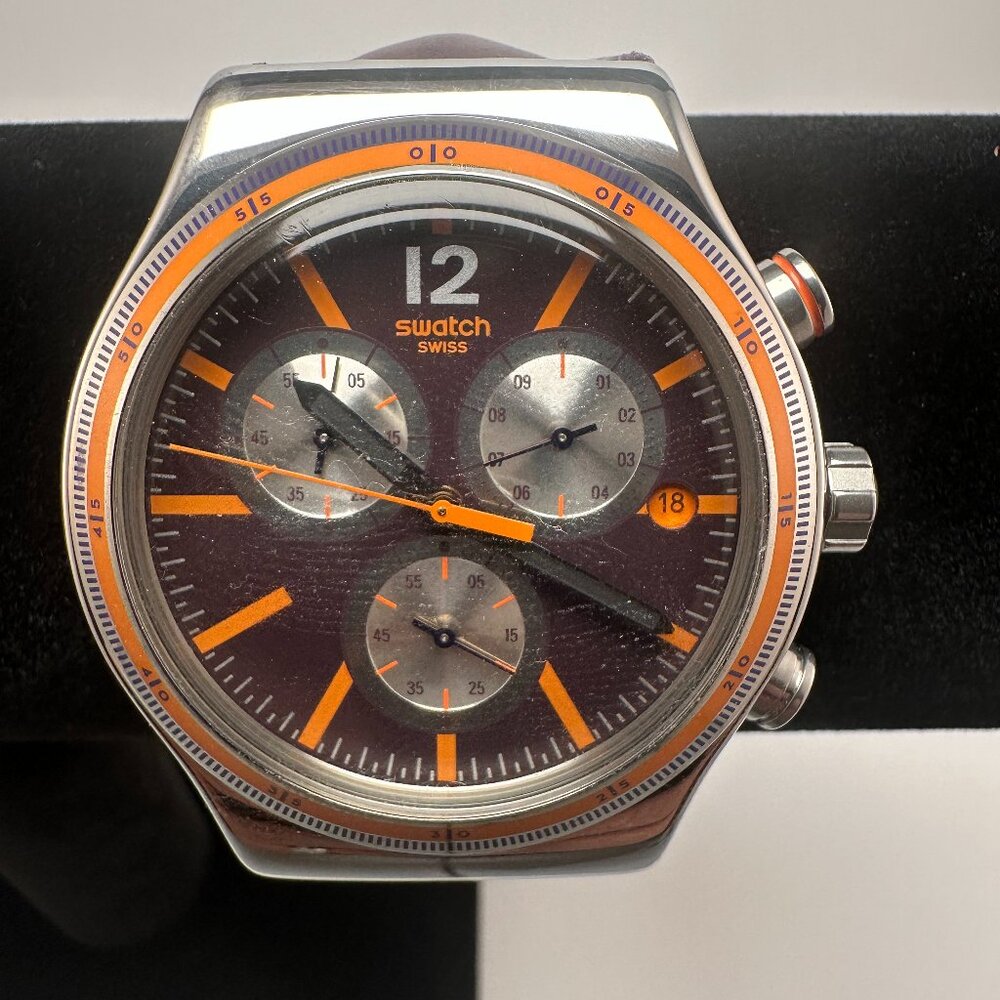 Swatch Irony PRISIONER Chronograph Watch YVS413 43